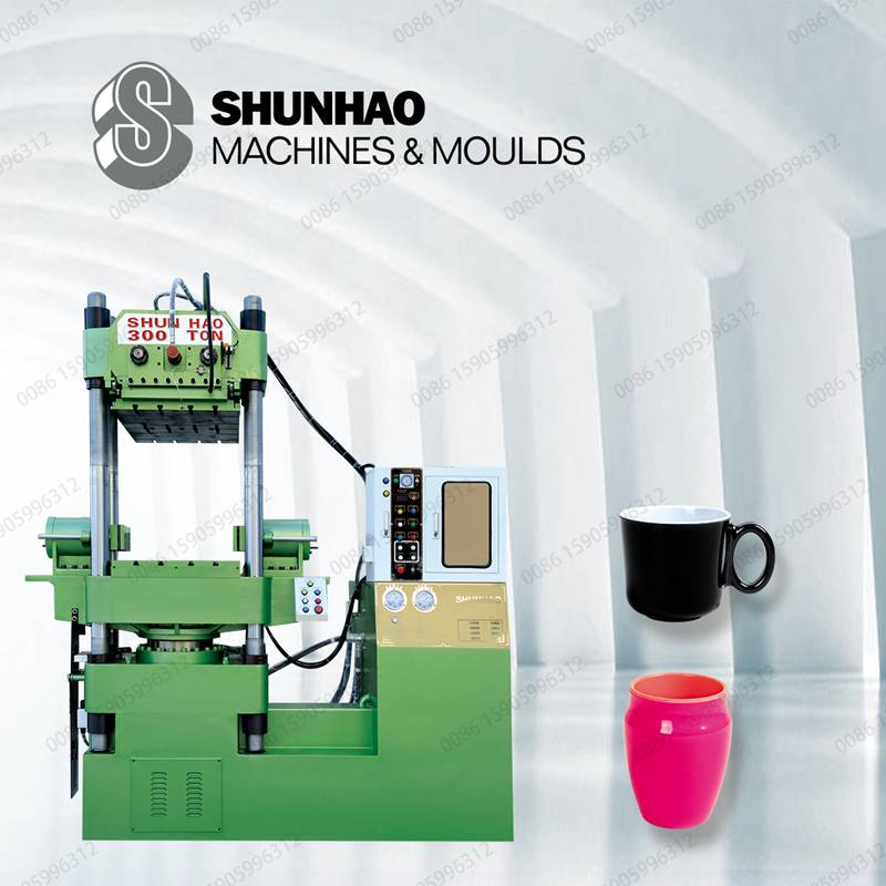 डीटीएस डबल रंग स्वचालित मेलामाइन कप मोल्डिंग मशीन