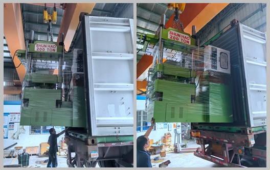 200 ton automatic compression machine