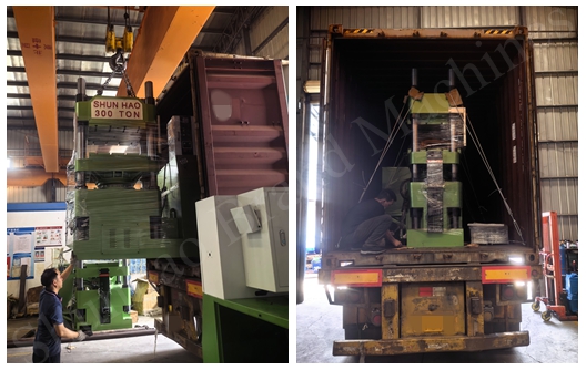 Shunhao Brand melamine molding machine shipment