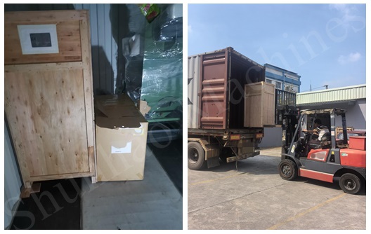 Shunhao Brand melamine preheating machine shipment