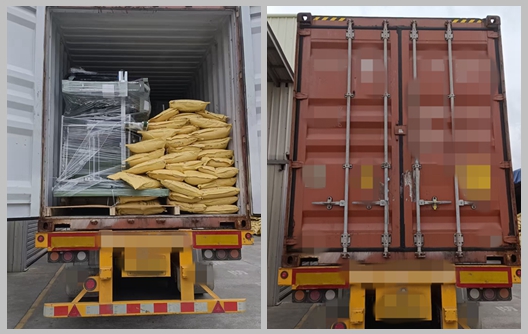 स्वचालित मेलामाइन टेबलवेयर एज ग्राइंडिंग मशीन की शिपमेंट