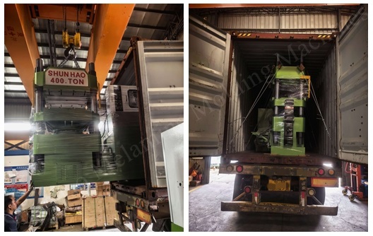 Shunhao Tested Melamine Molding Machine Ready for Shipment